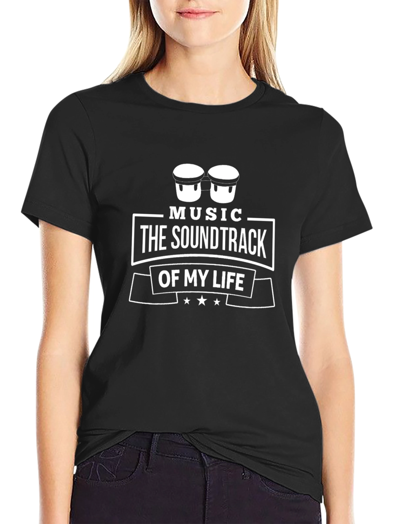 Music Soundtrack T-Shirt - Black Graphic Tee