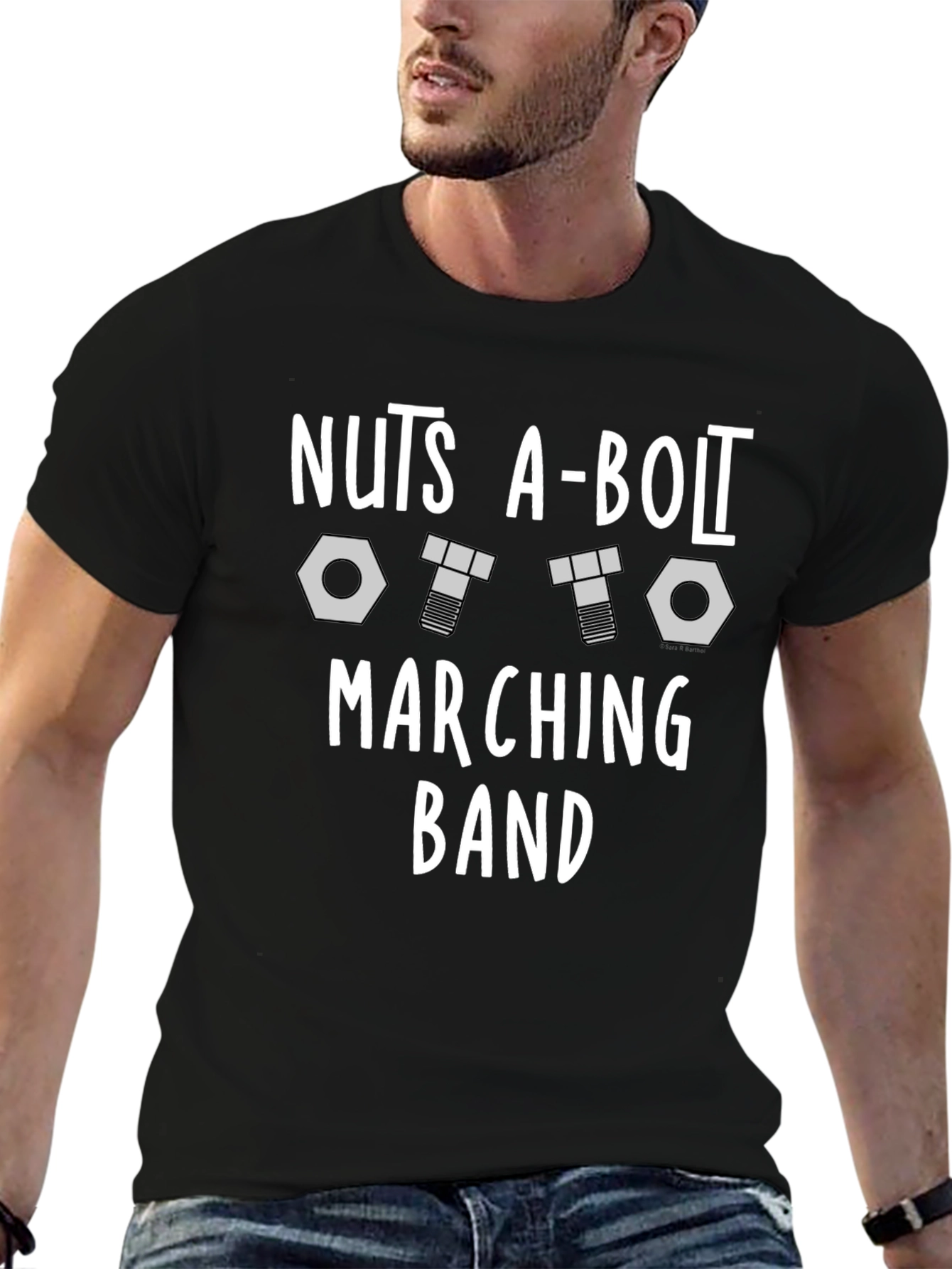 Nuts A-Bolt Marching Band Graphic T-Shirt