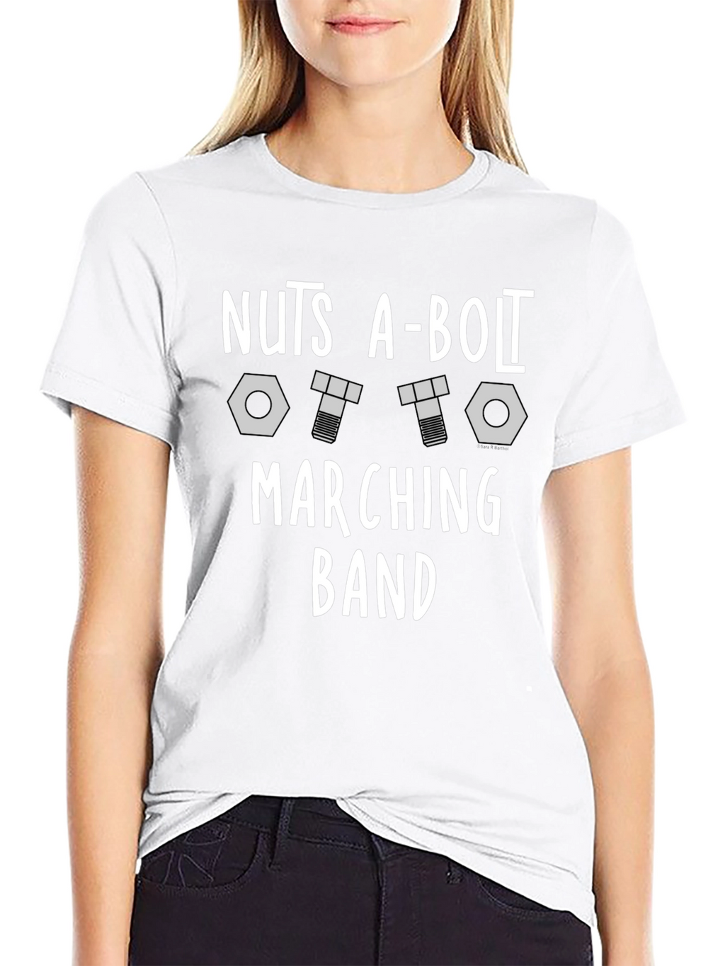 Nuts A-Bolt Marching Band Graphic T-Shirt