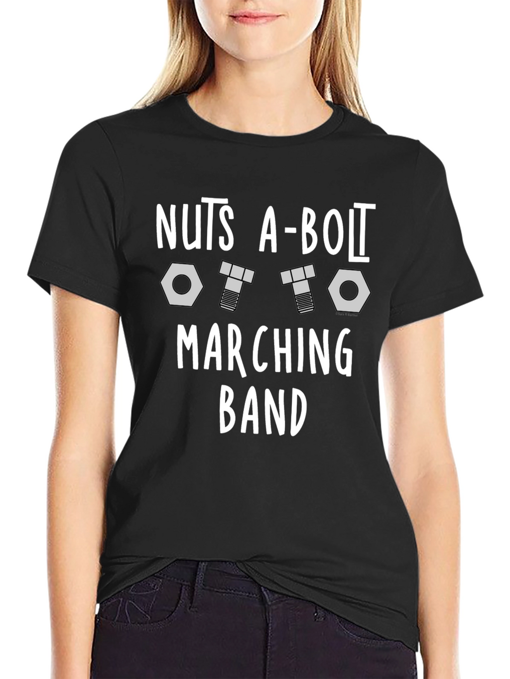 Nuts A-Bolt Marching Band Graphic T-Shirt