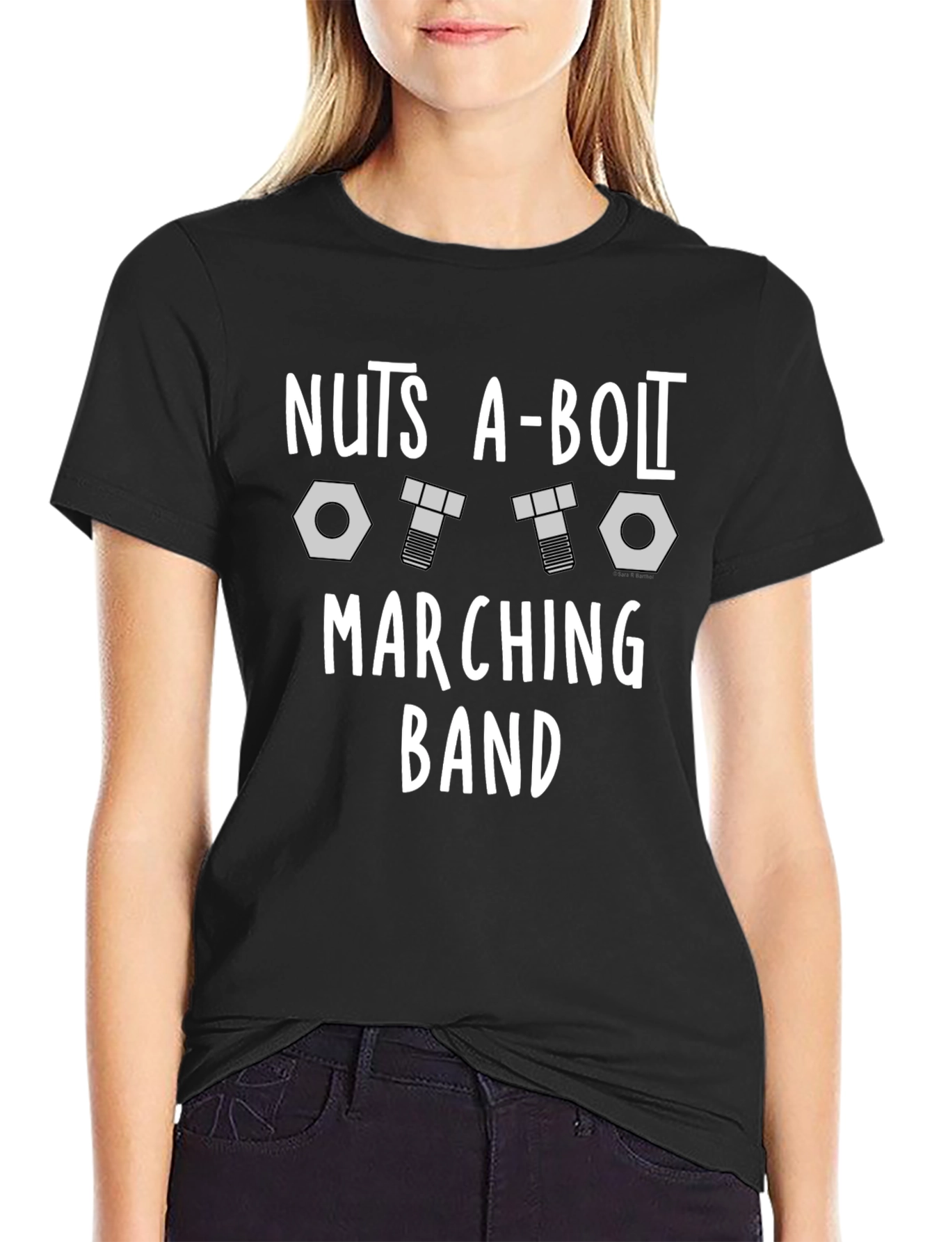 Nuts A-Bolt Marching Band Graphic T-Shirt
