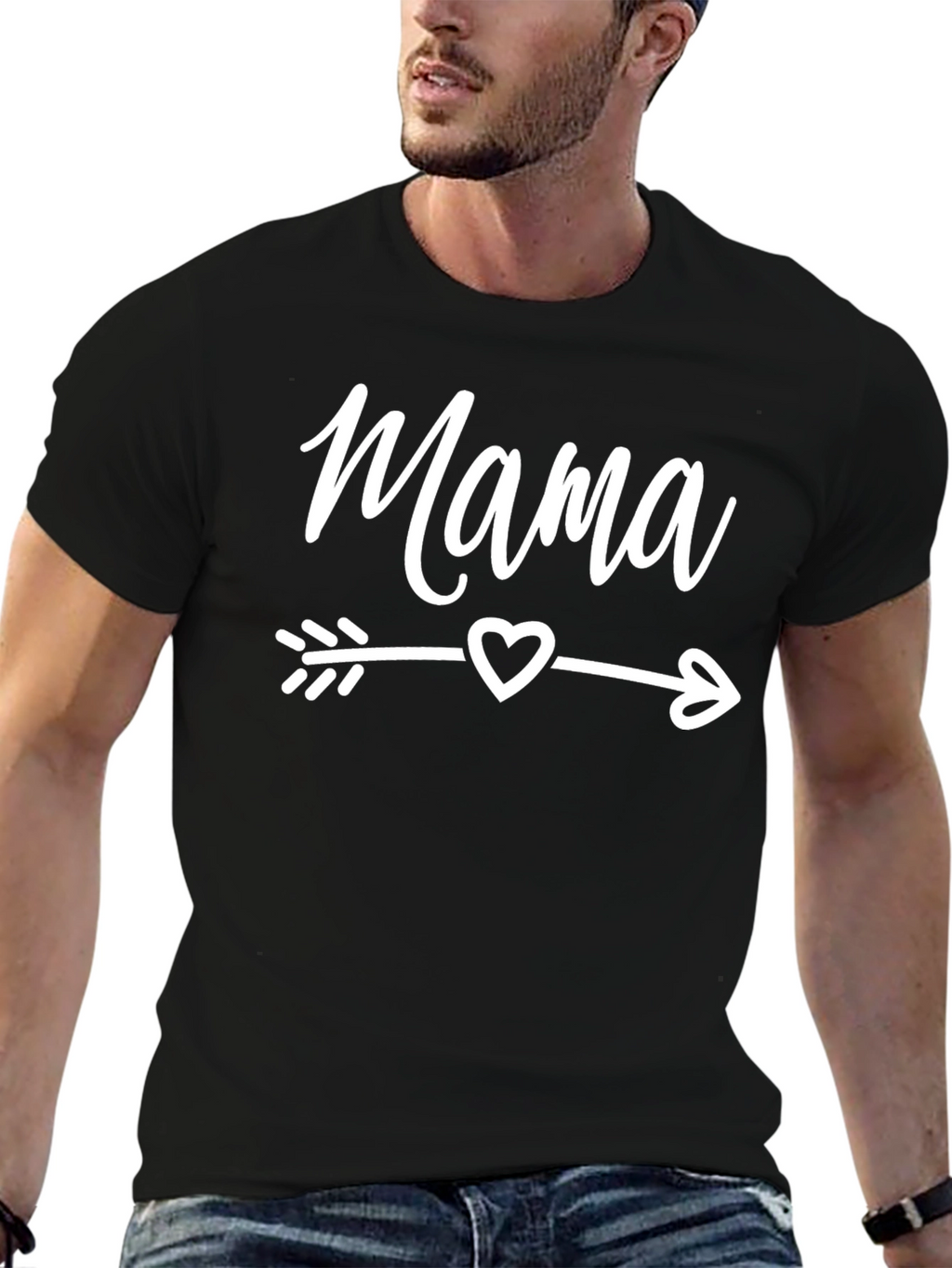 Mama Arrow Heart Tee - Stylish Mothers Day Gift