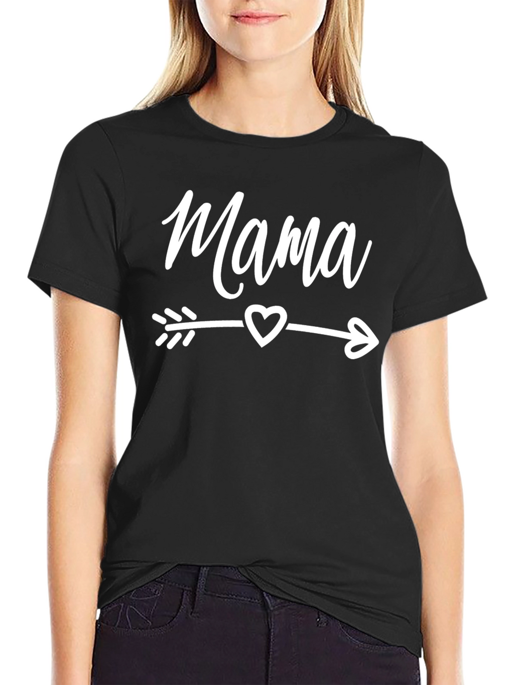 Mama Arrow Heart Tee - Stylish Mothers Day Gift