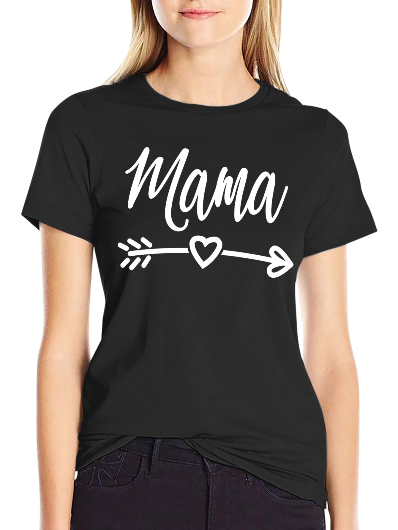 Mama Arrow Heart Tee - Stylish Mothers Day Gift