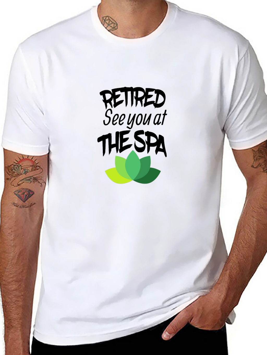 Retired See You At The Spa Graphic T-Shirt