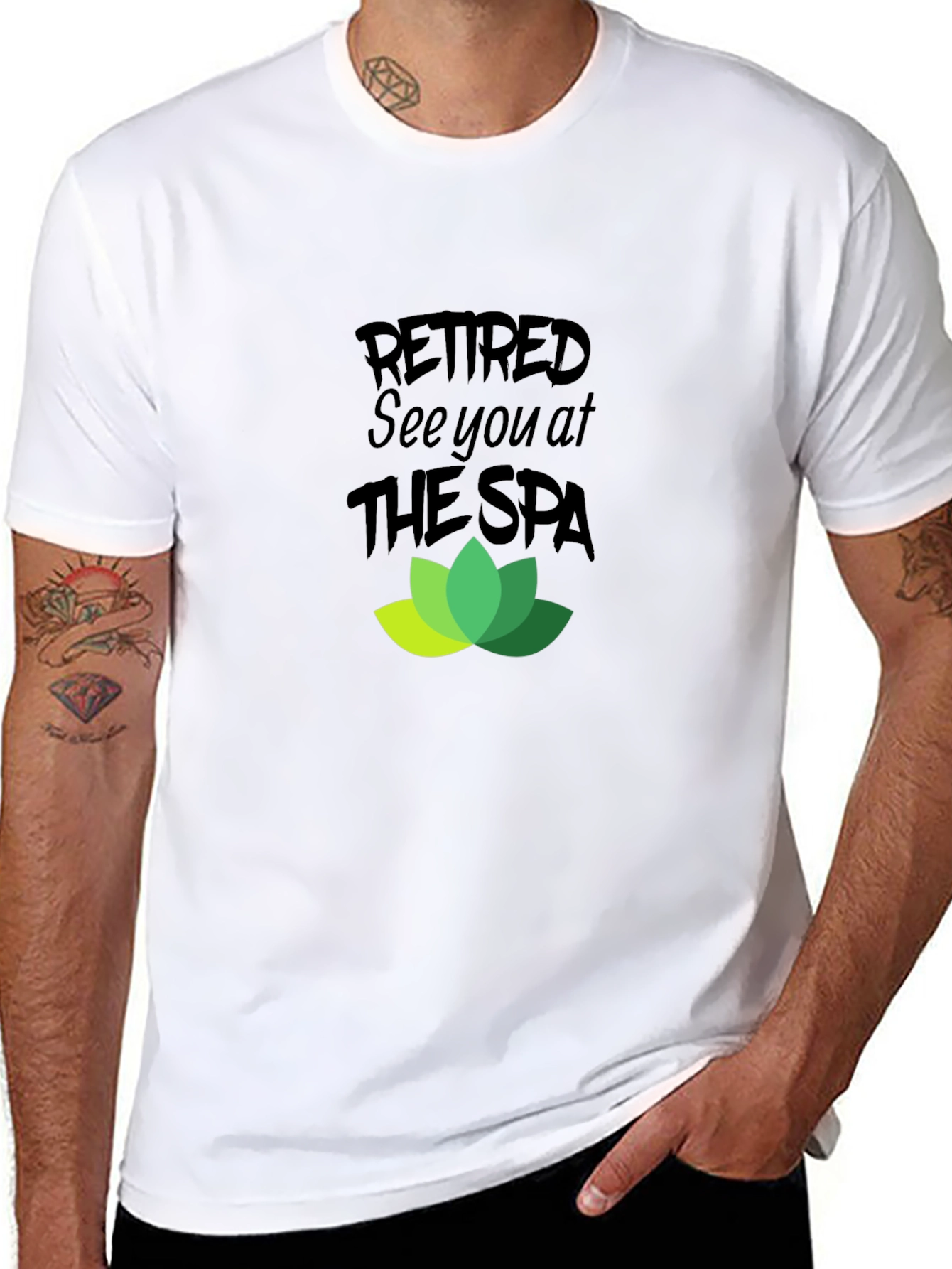 Retired See You At The Spa Graphic T-Shirt