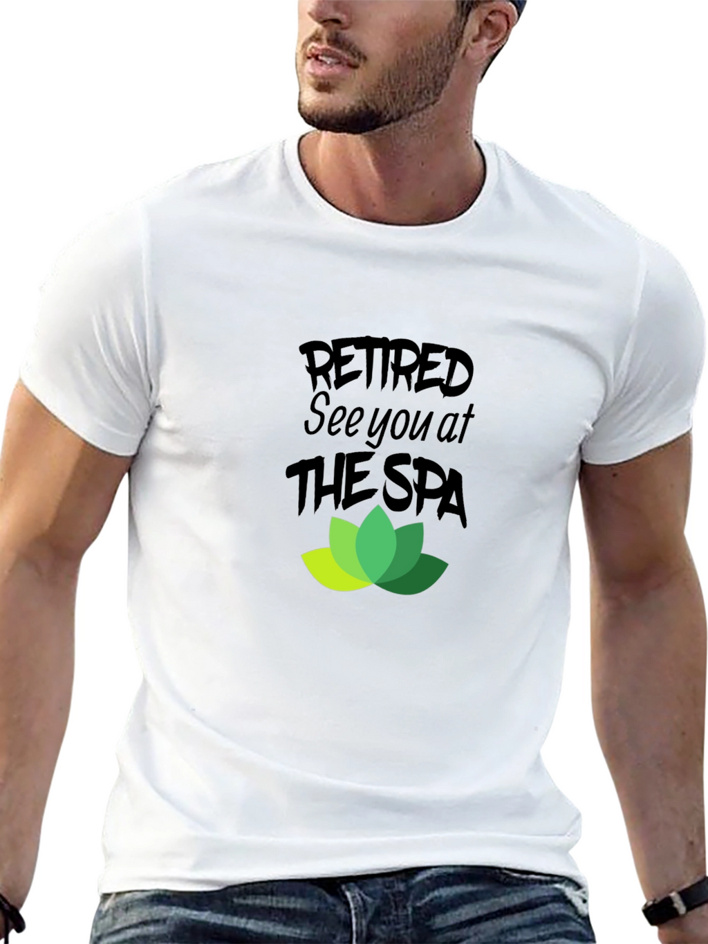 Retired See You At The Spa Graphic T-Shirt