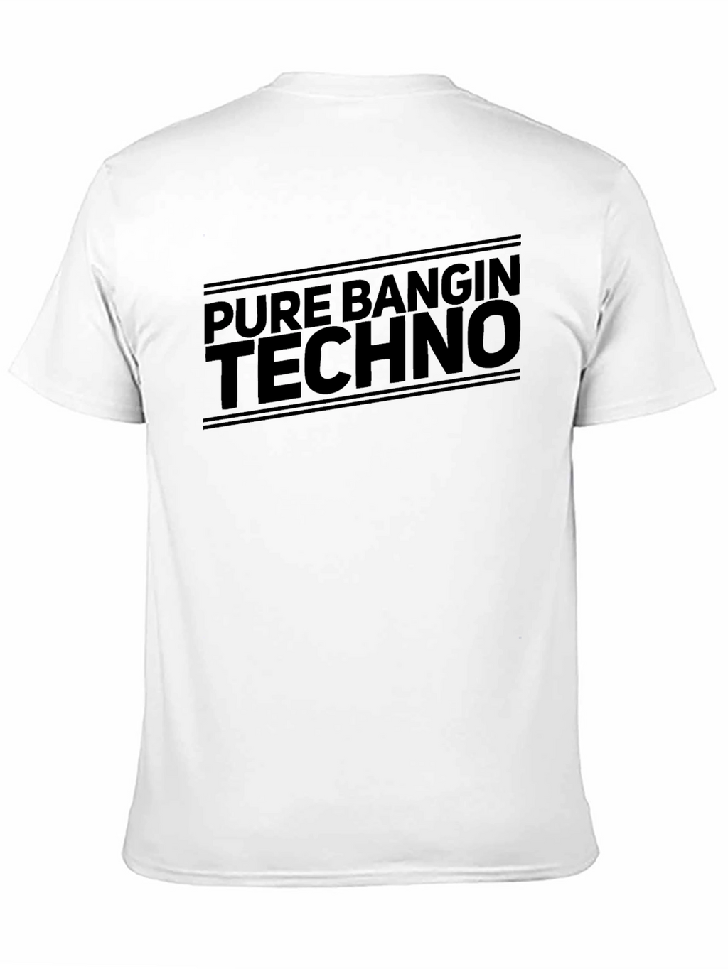 Pure Bangin Techno Graphic Tee - Black