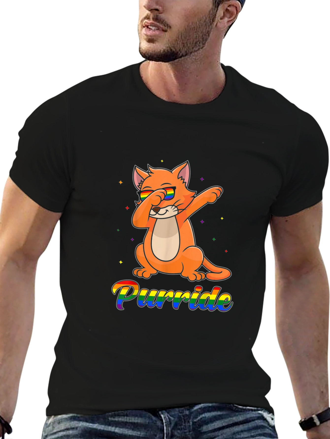 Purride Cat Pride LGBTQ+ T-Shirt