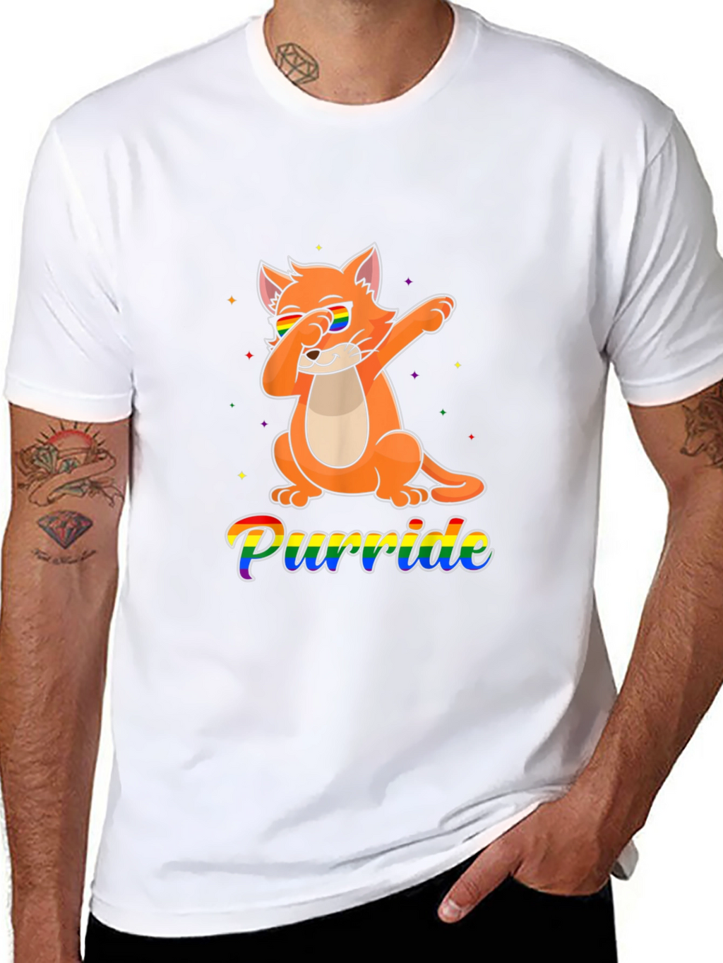 Purride Cat Pride LGBTQ+ T-Shirt