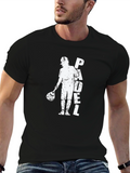 Padel Player Graphic Tee - Black