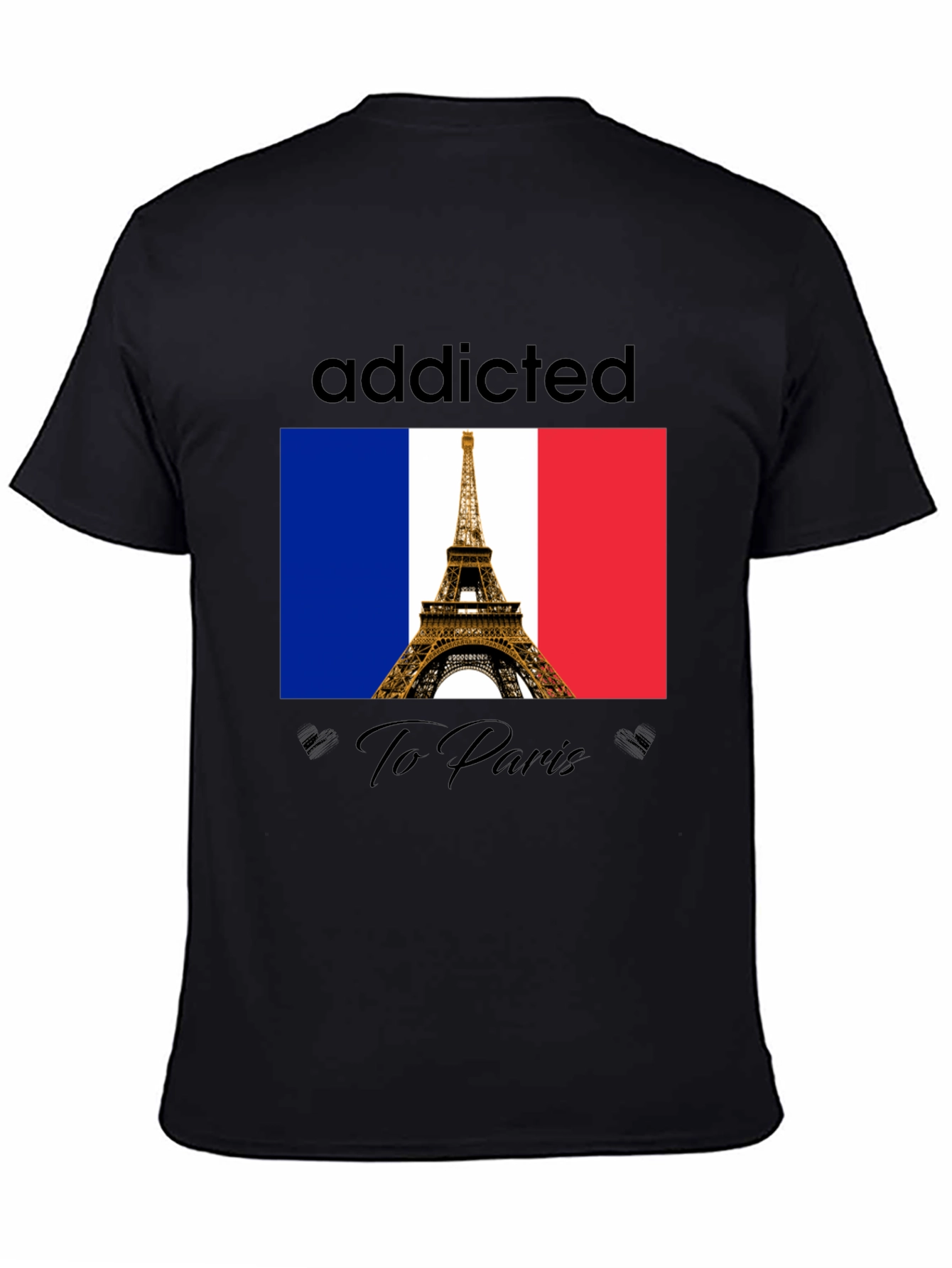 Addicted to Paris T-Shirt - Eiffel Tower Graphic Tee
