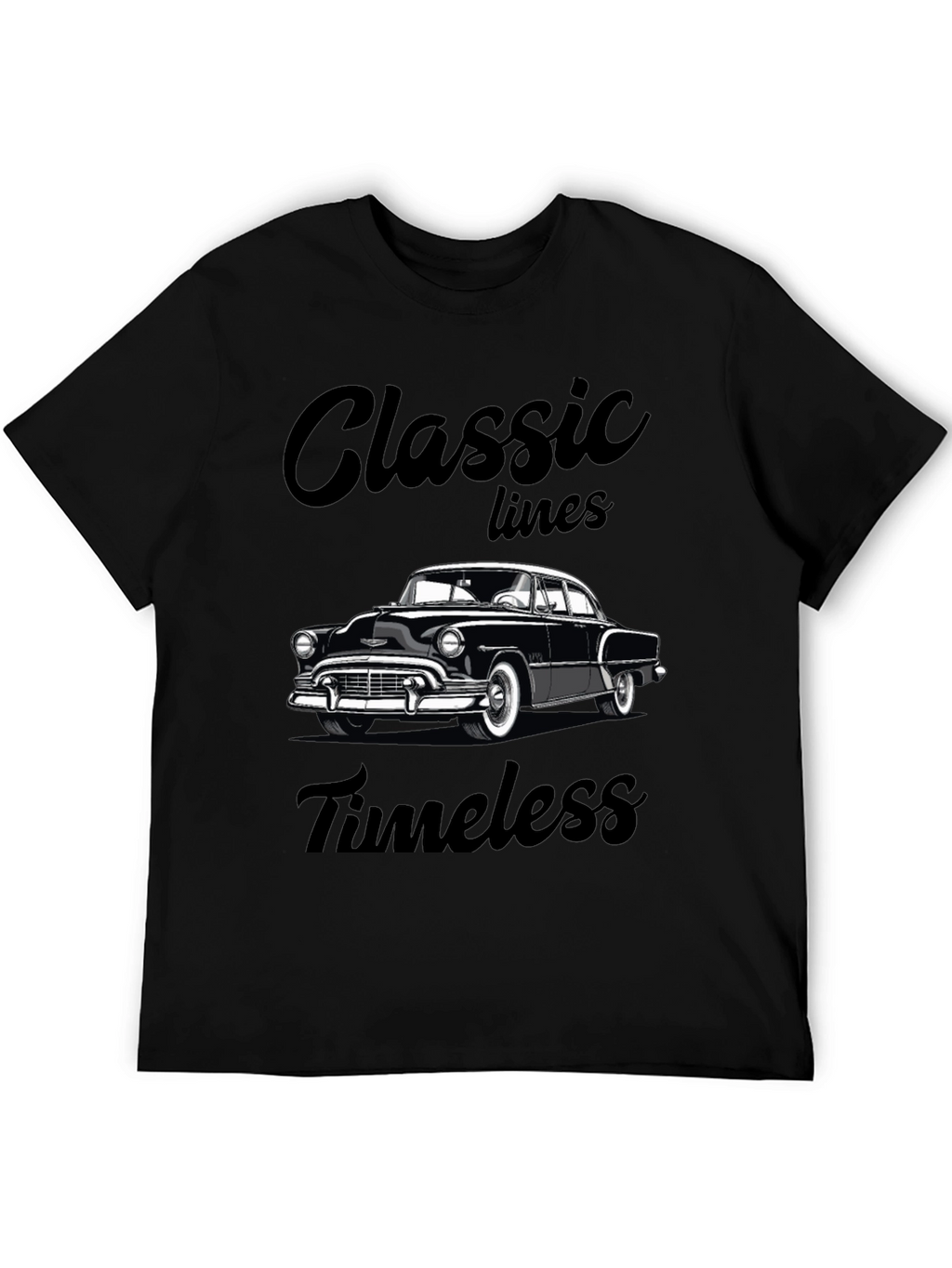 Classic Lines Timeless Car Graphic T-Shirt
