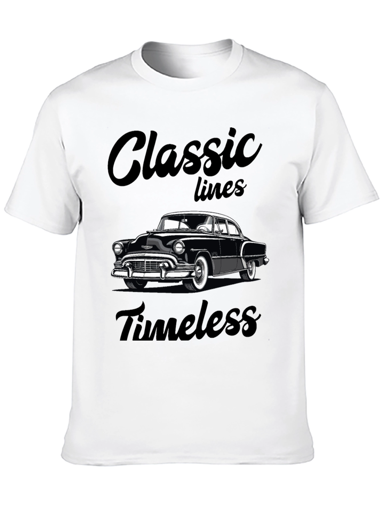 Classic Lines Timeless Car Graphic T-Shirt