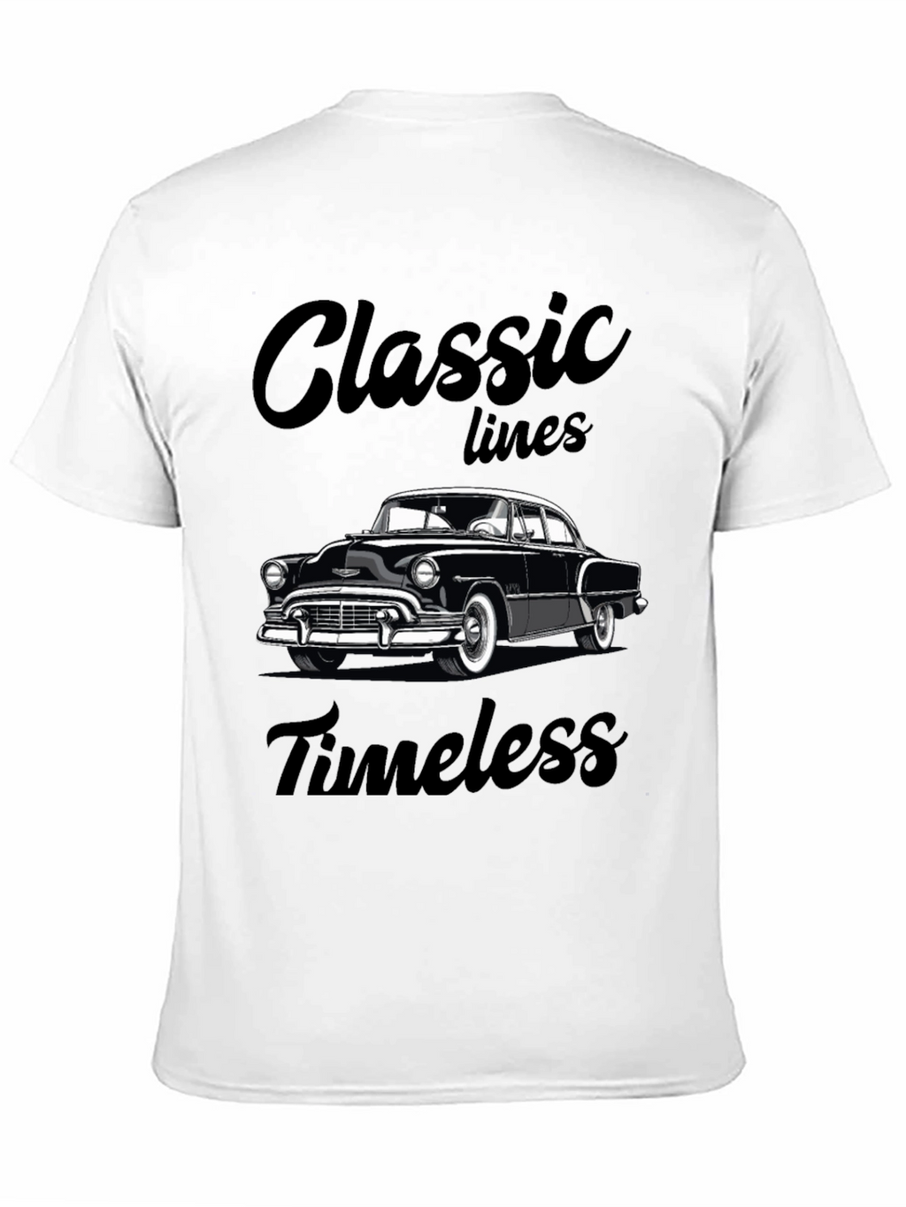 Classic Lines Timeless Car Graphic T-Shirt