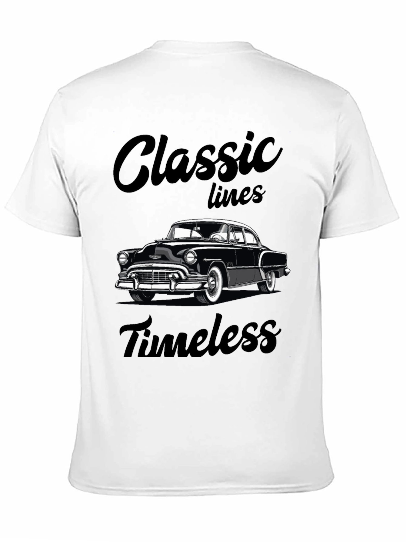 Classic Lines Timeless Car Graphic T-Shirt
