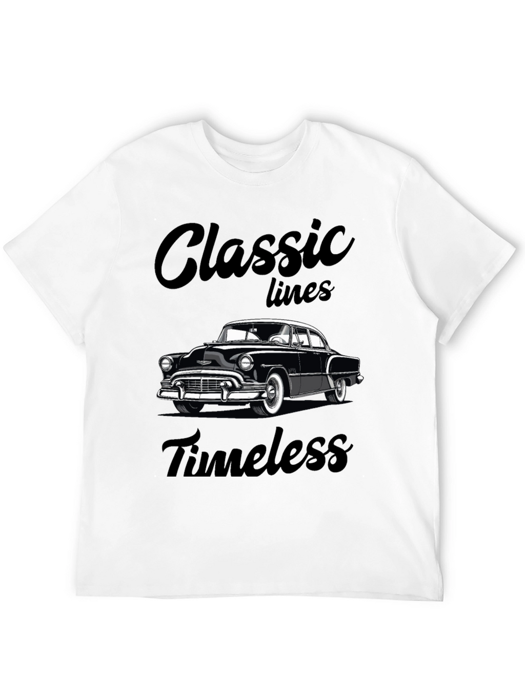 Classic Lines Timeless Car Graphic T-Shirt