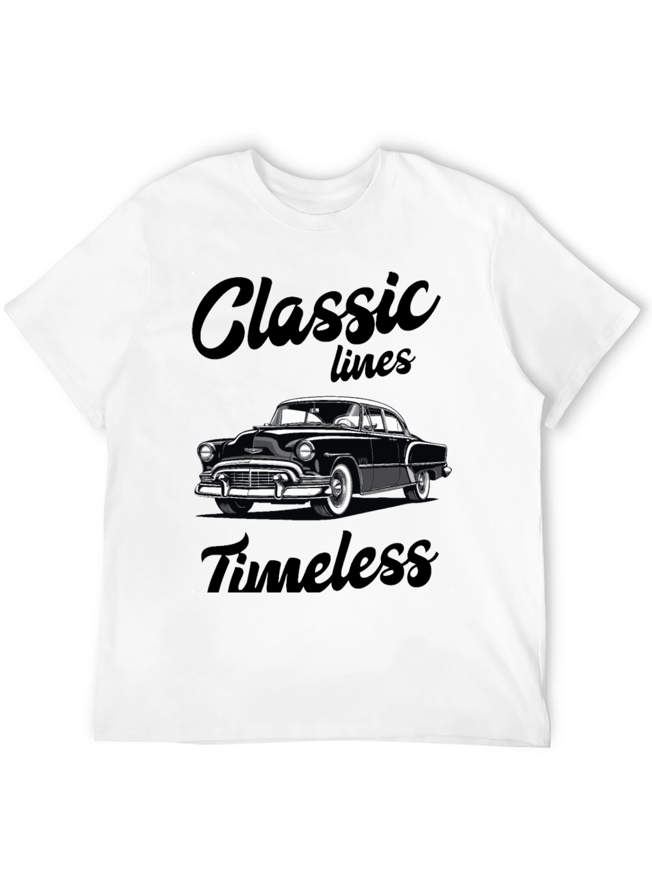 Classic Lines Timeless Car Graphic T-Shirt
