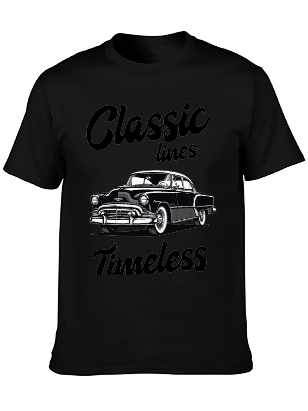 Classic Lines Timeless Car Graphic T-Shirt