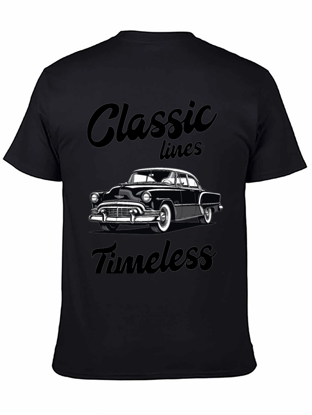 Classic Lines Timeless Car Graphic T-Shirt