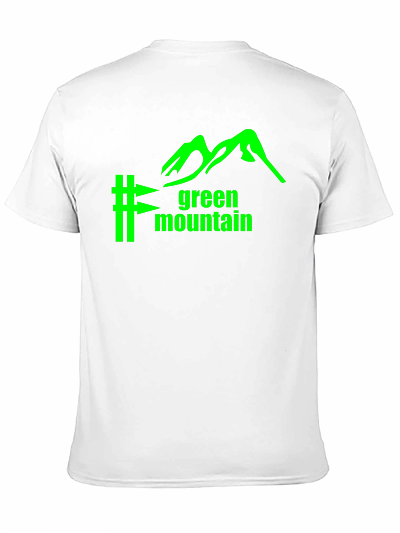 Green Mountain Graphic Tee - Black Cotton Blend