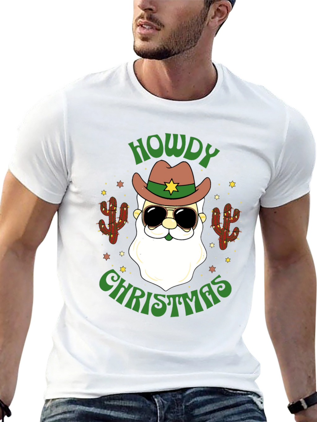 Howdy Christmas Santa T-Shirt