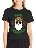 Howdy Christmas Santa T-Shirt
