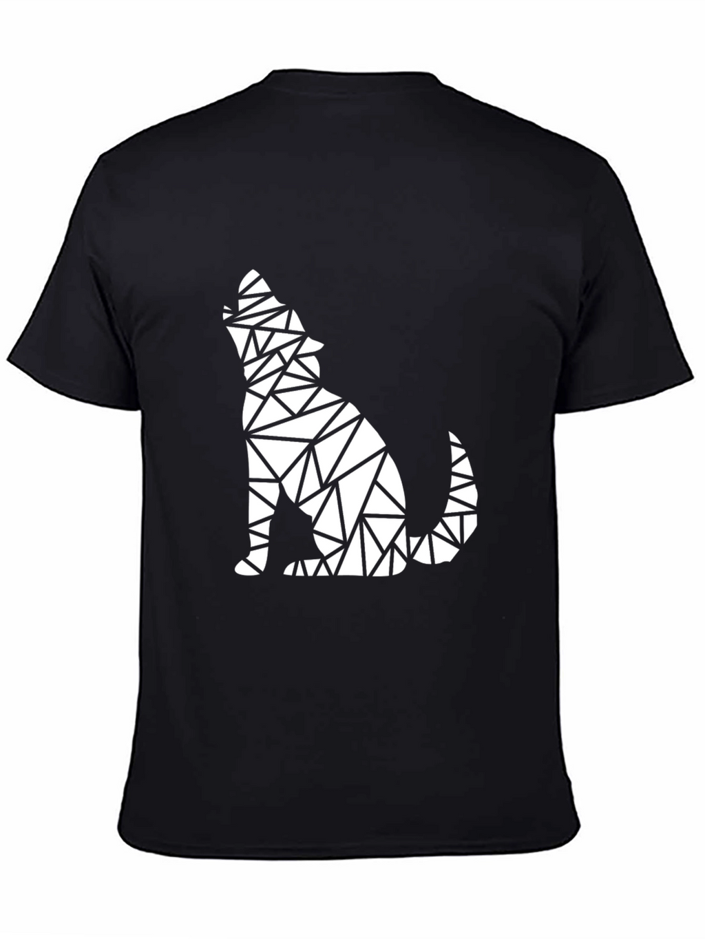 Geometric Wolf Graphic Tee