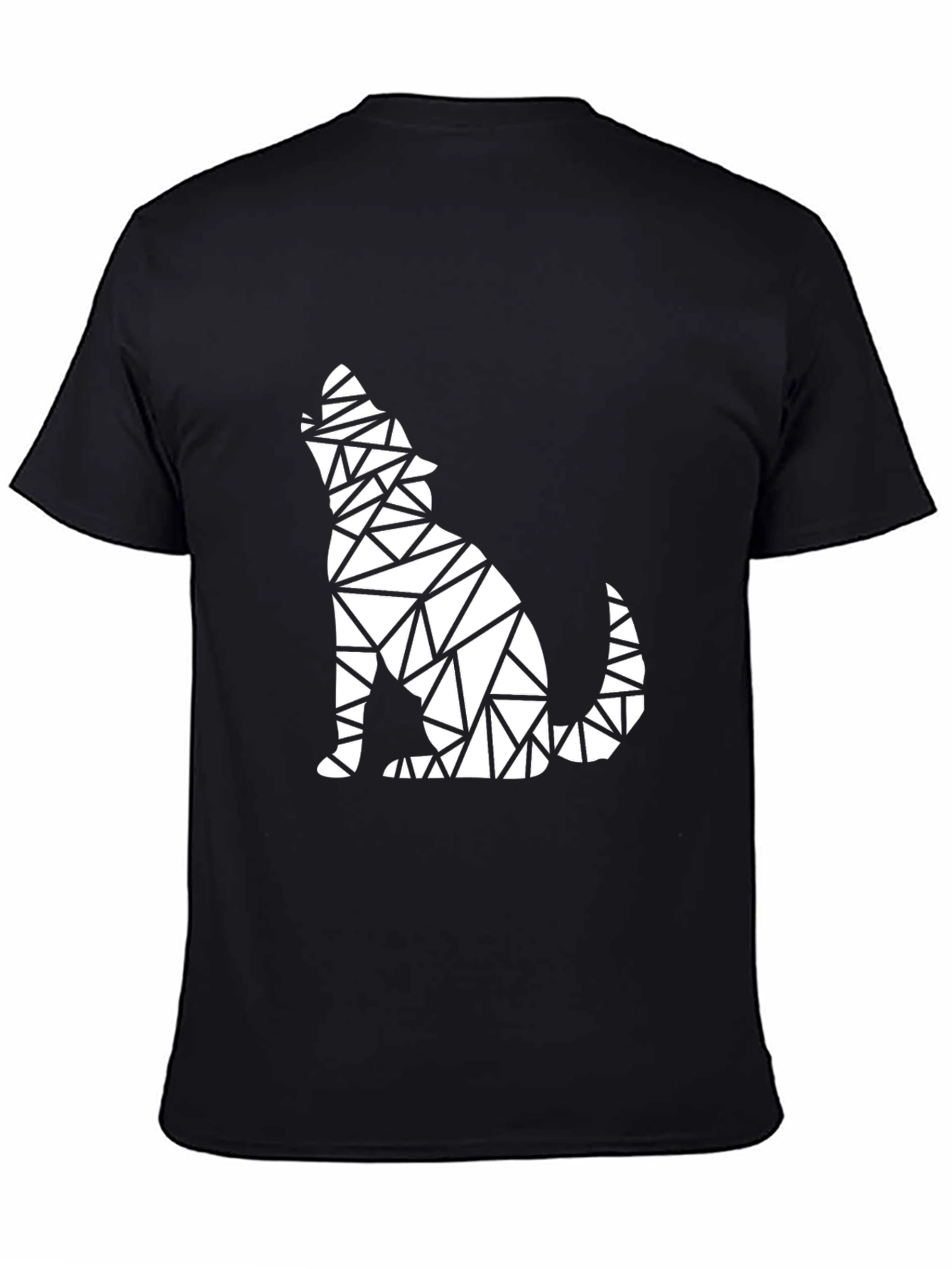 Geometric Wolf Graphic Tee