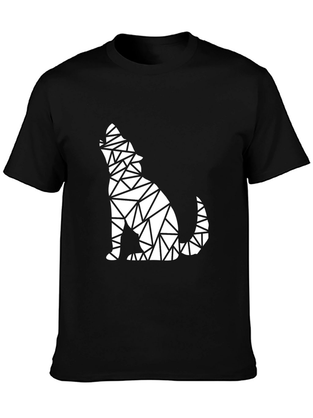 Geometric Wolf Graphic Tee