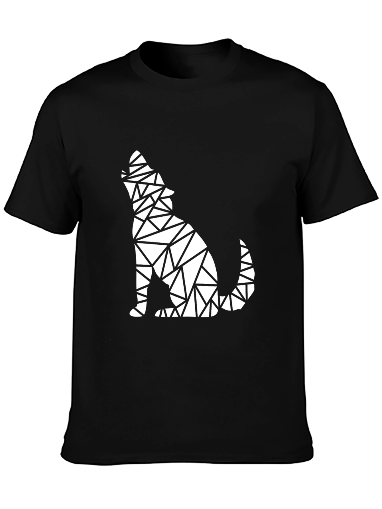 Geometric Wolf Graphic Tee