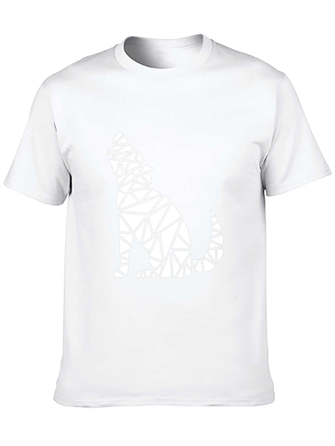 Geometric Wolf Graphic Tee