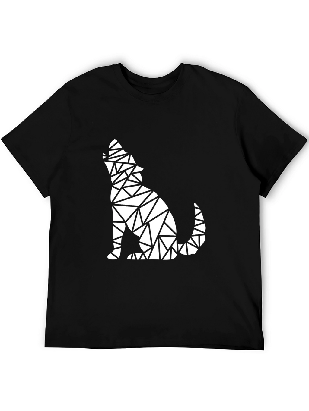 Geometric Wolf Graphic Tee