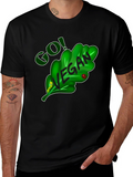 Go Vegan T-Shirt - Leaf Design