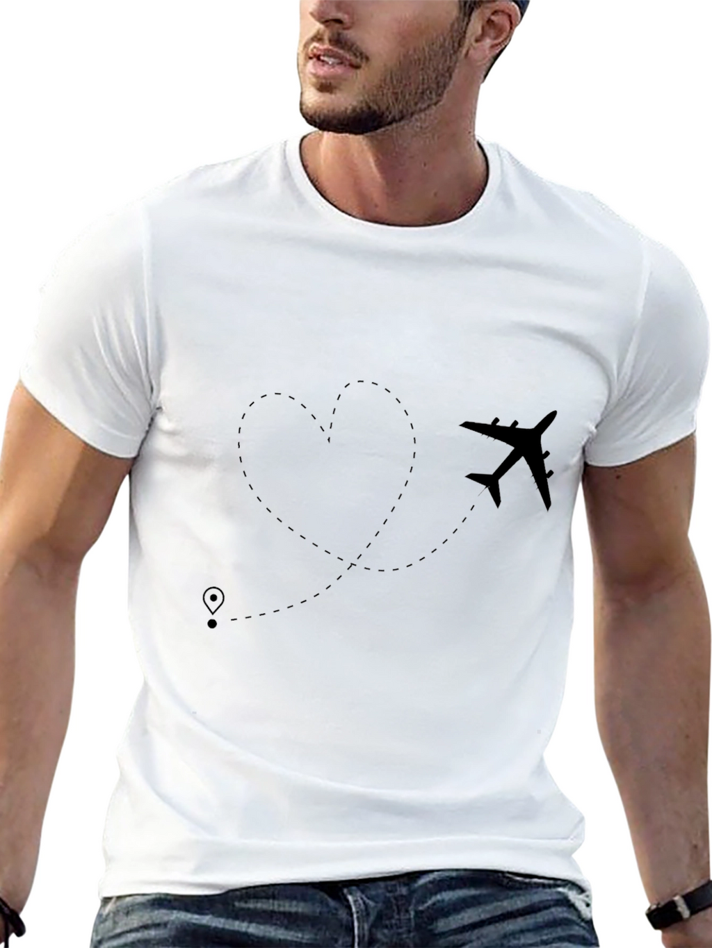 Travel Heartbeat T-Shirt: Adventure Awaits!
