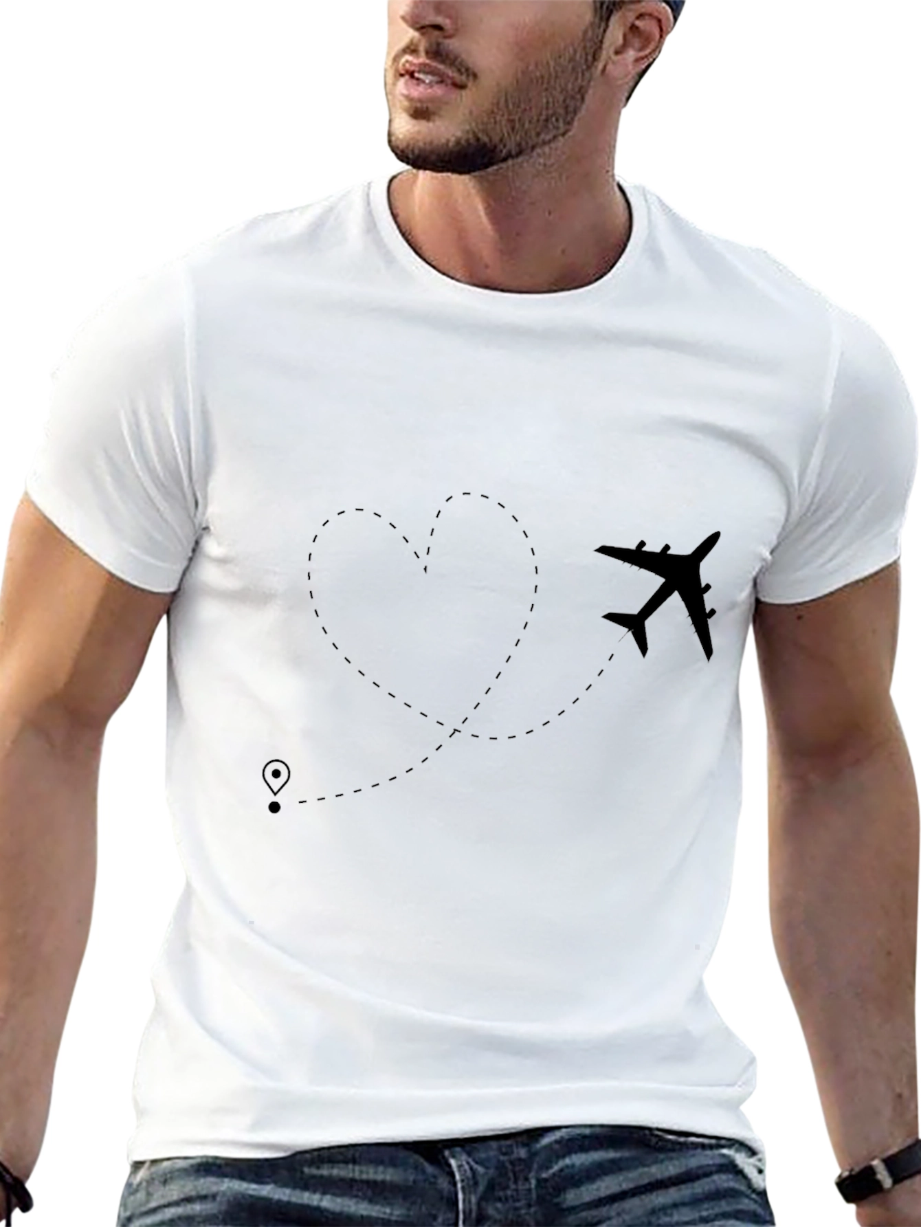 Travel Heartbeat T-Shirt: Adventure Awaits!