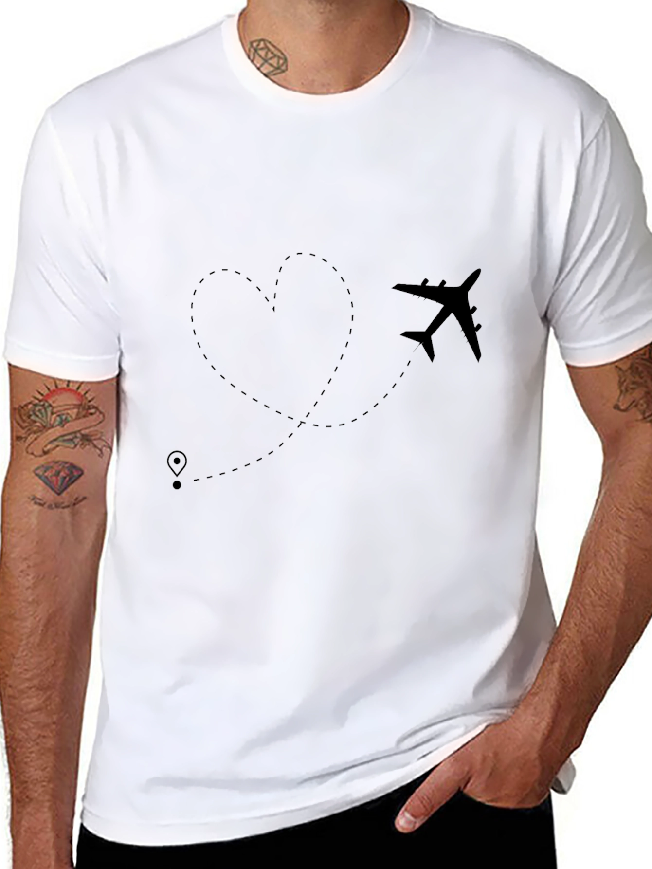 Travel Heartbeat T-Shirt: Adventure Awaits!