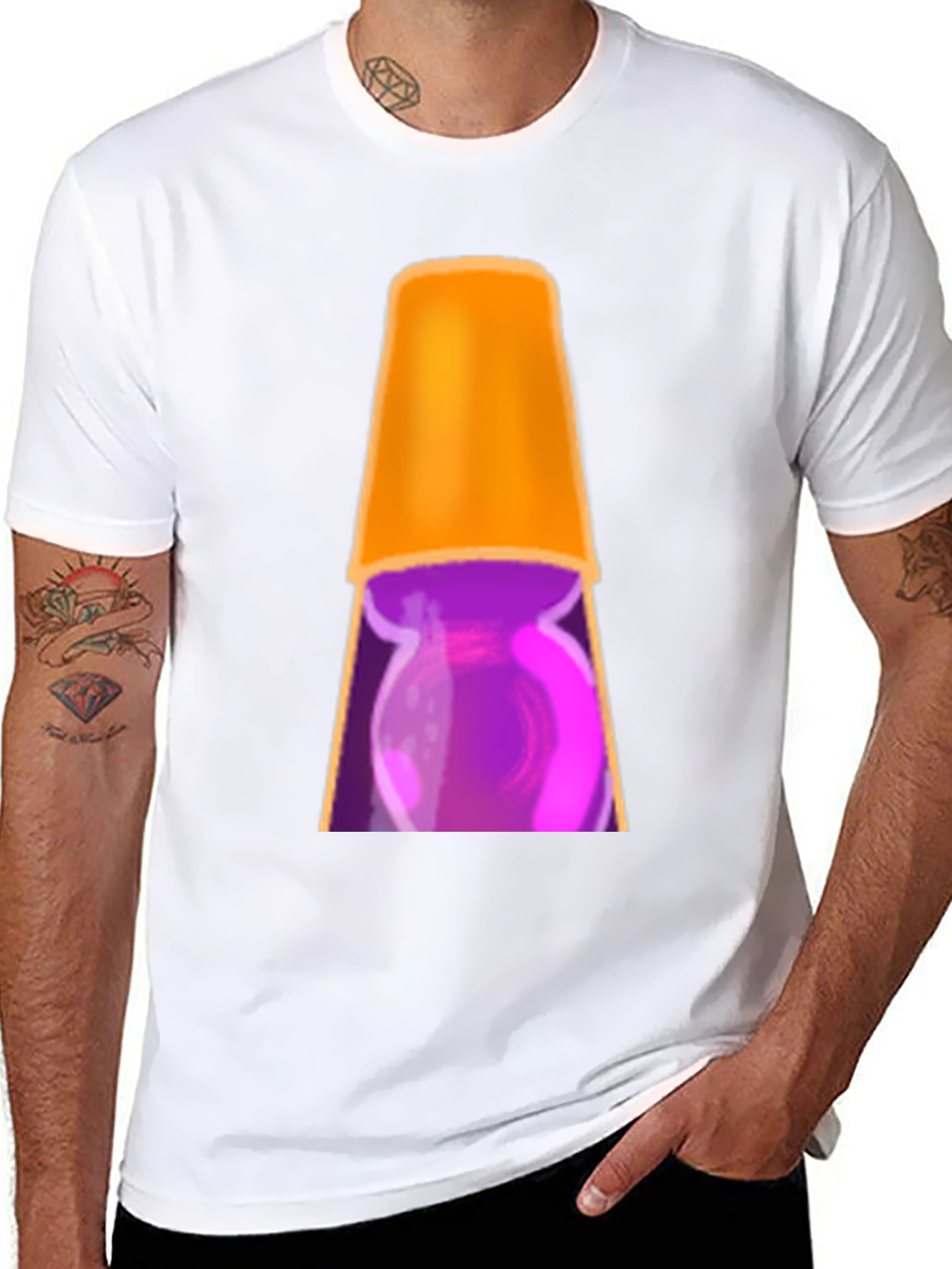 Lava Lamp Graphic Tee - Retro Style