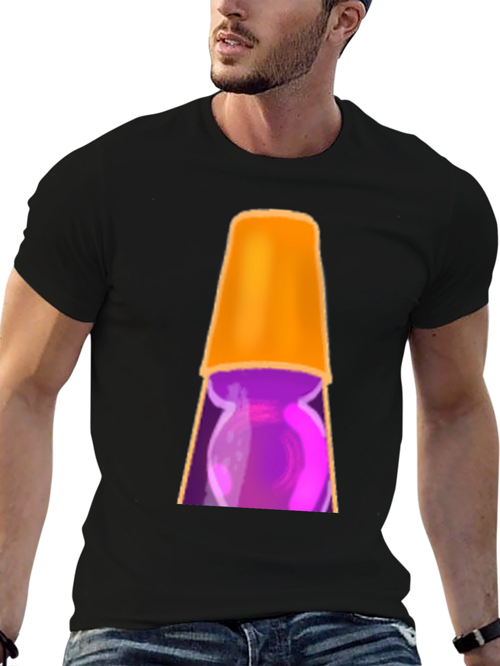 Lava Lamp Graphic Tee - Retro Style