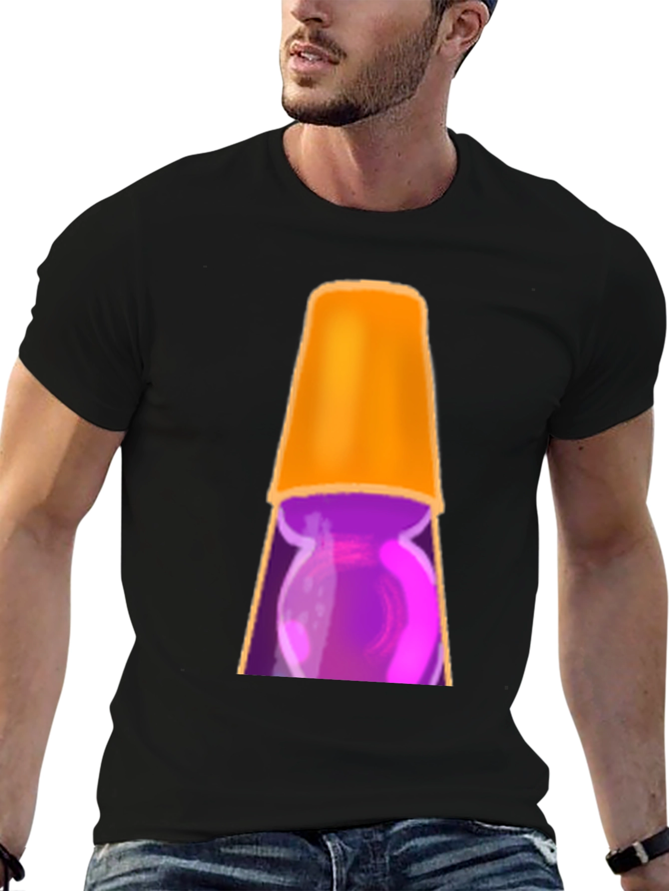 Lava Lamp Graphic Tee - Retro Style