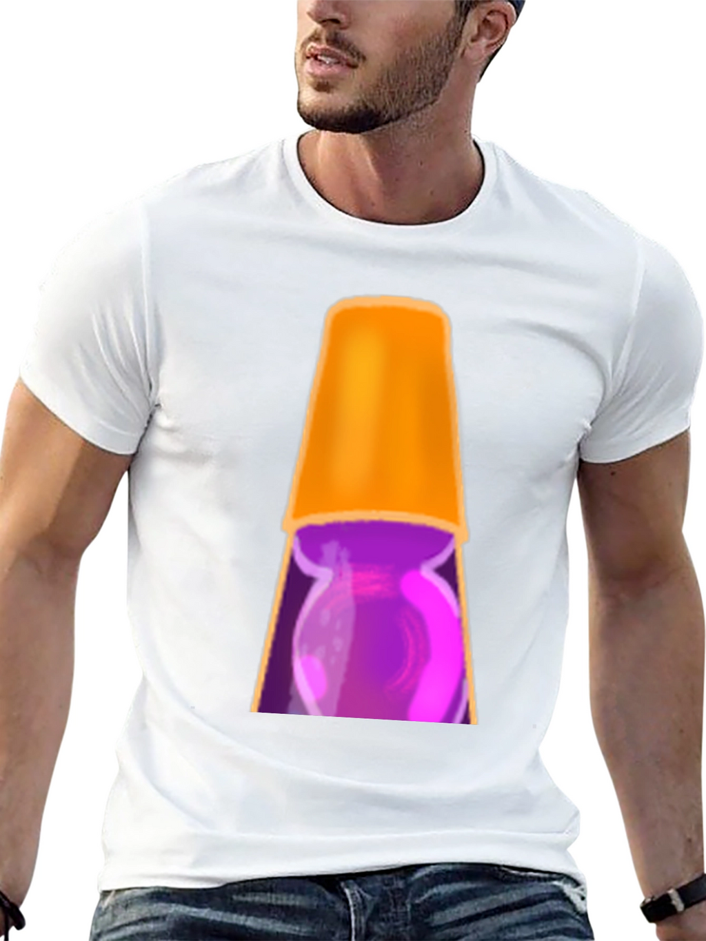 Lava Lamp Graphic Tee - Retro Style