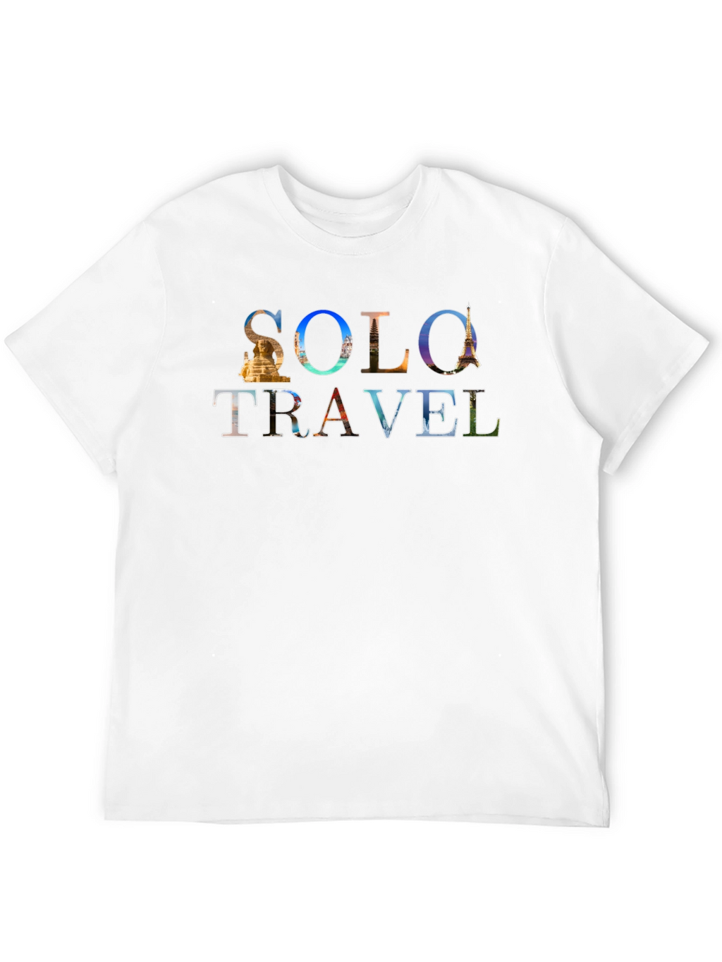 Solo Travel Graphic Tee - Adventure Awaits
