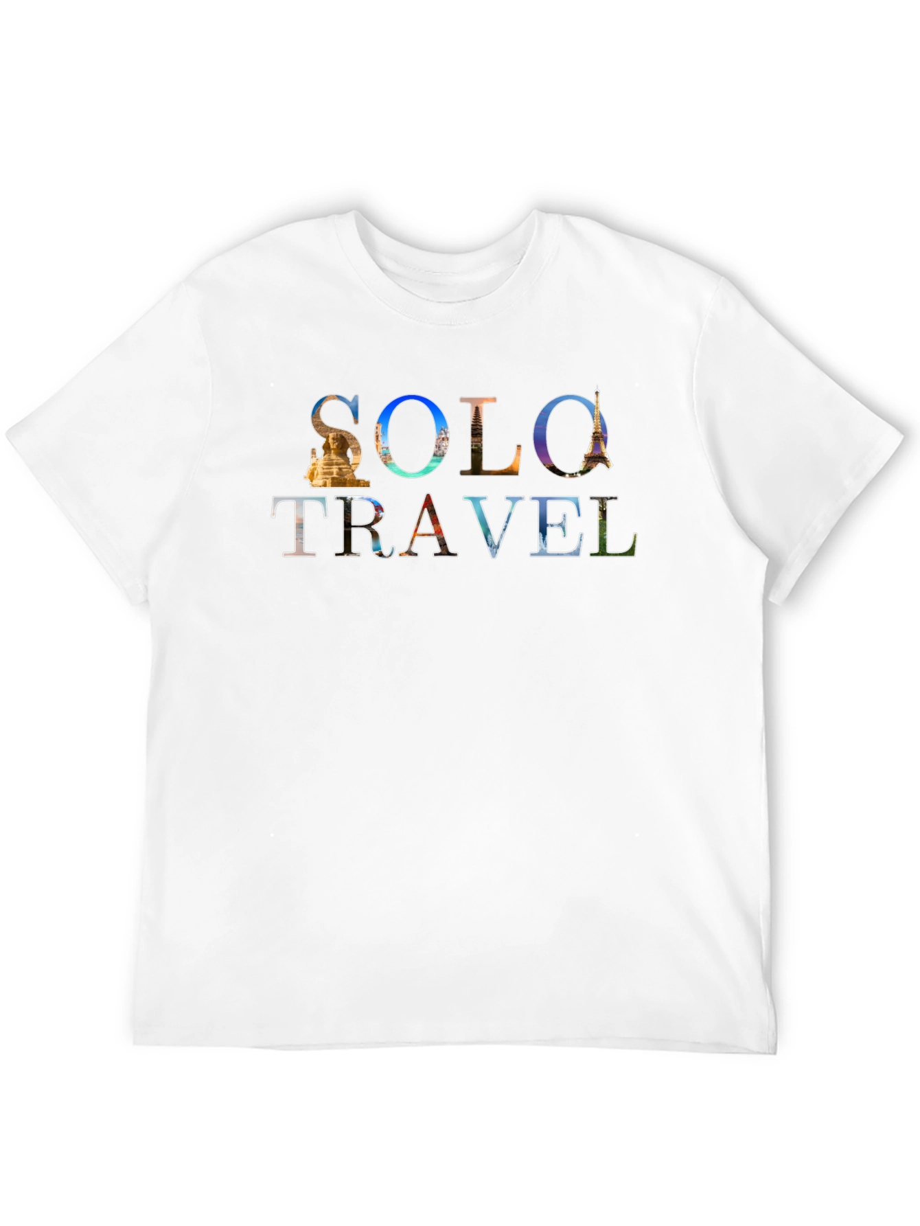 Solo Travel Graphic Tee - Adventure Awaits