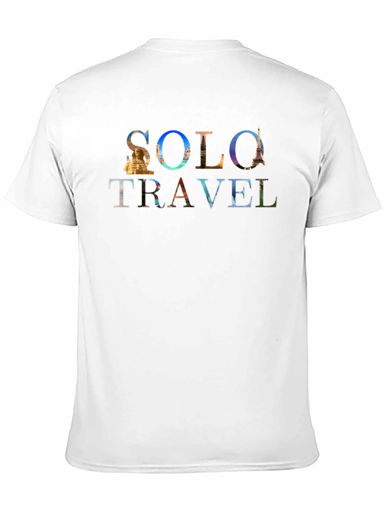 Solo Travel Graphic Tee - Adventure Awaits