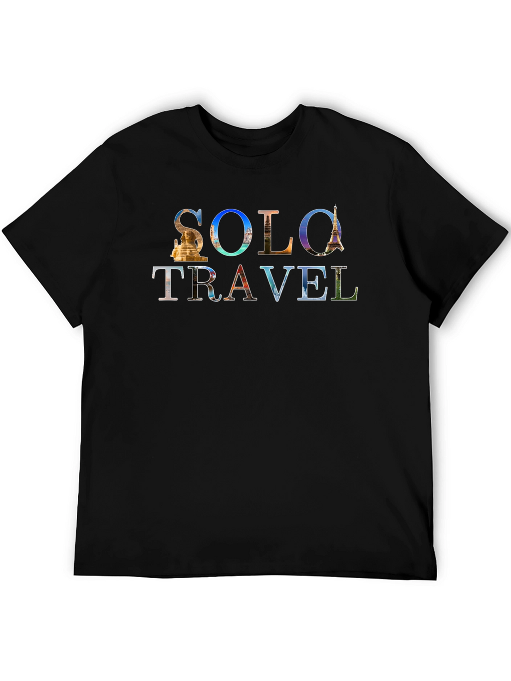 Solo Travel Graphic Tee - Adventure Awaits