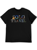 Solo Travel Graphic Tee - Adventure Awaits