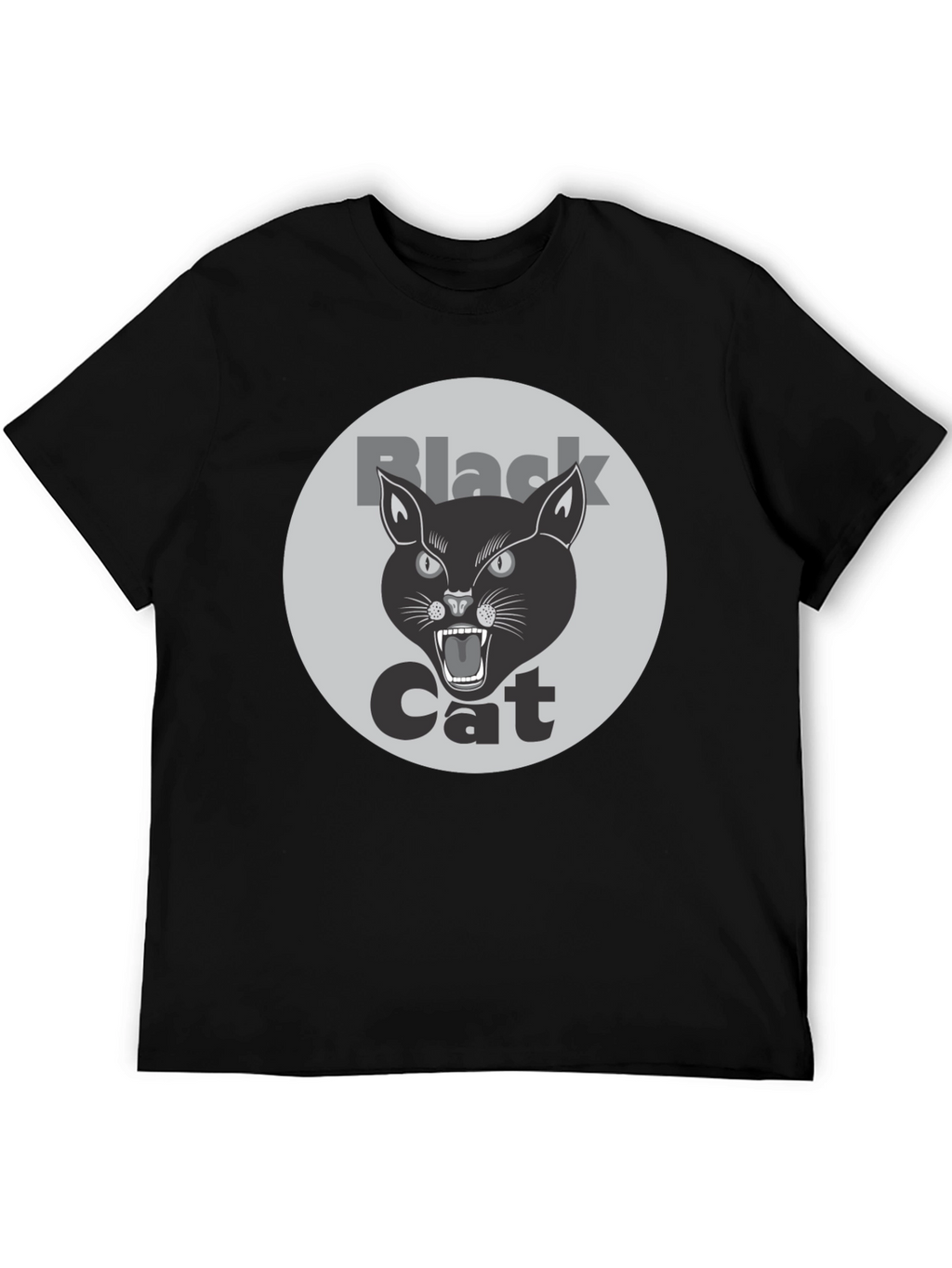 Black Cat Graphic T-Shirt