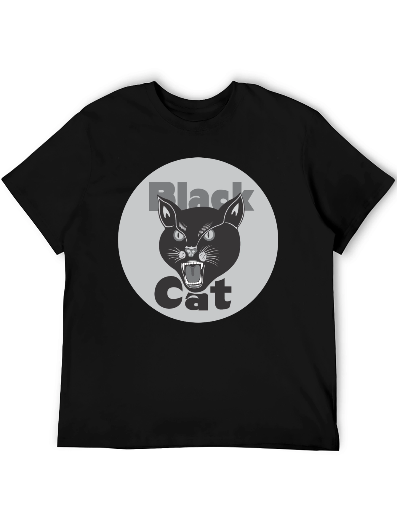 Black Cat Graphic T-Shirt