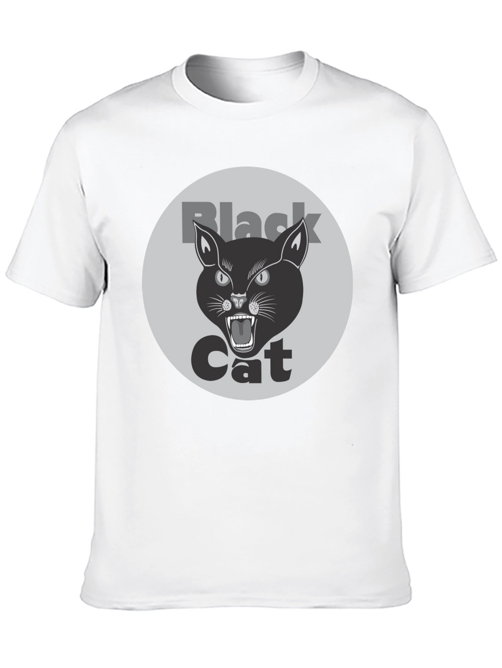 Black Cat Graphic T-Shirt