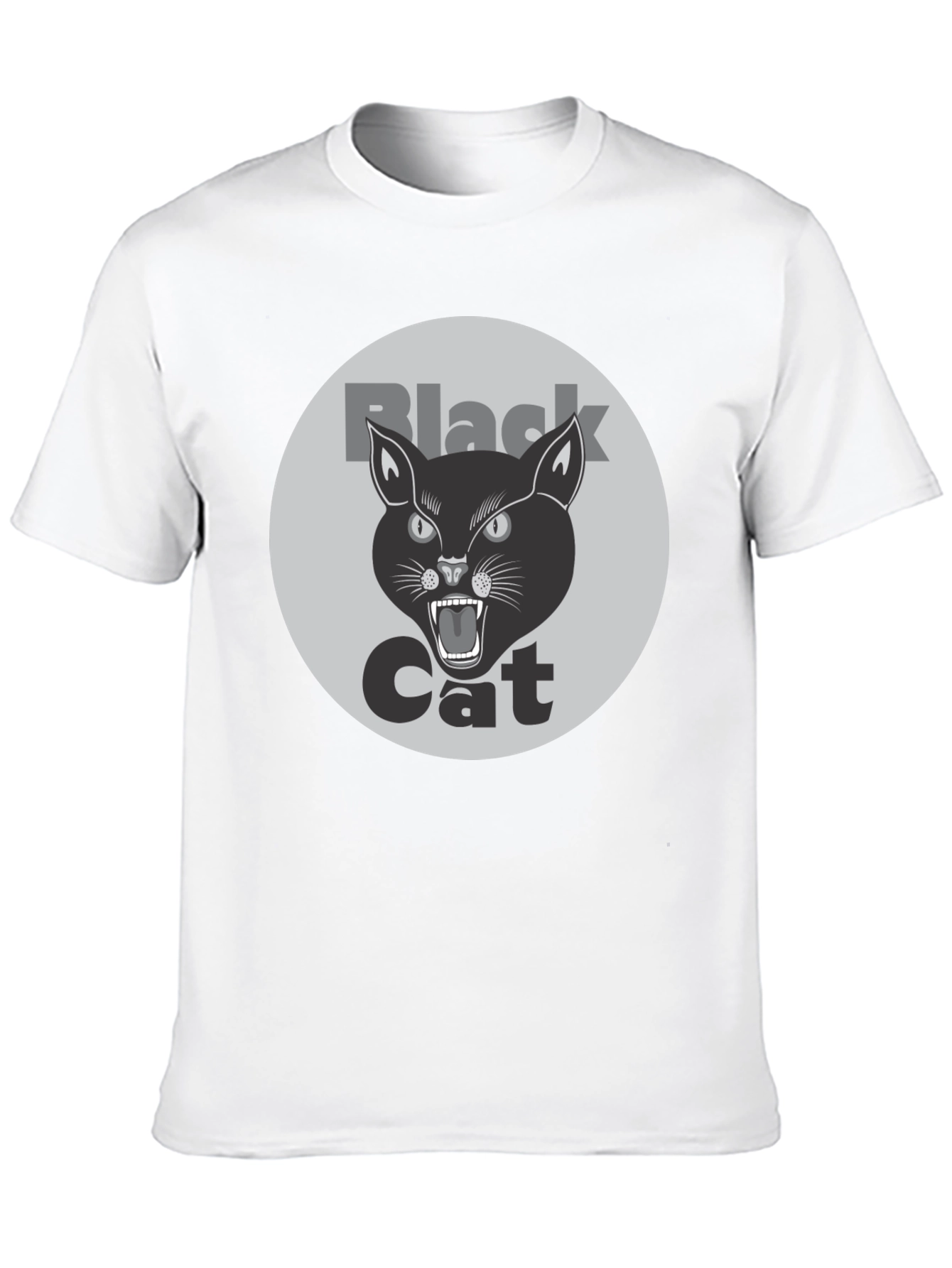 Black Cat Graphic T-Shirt